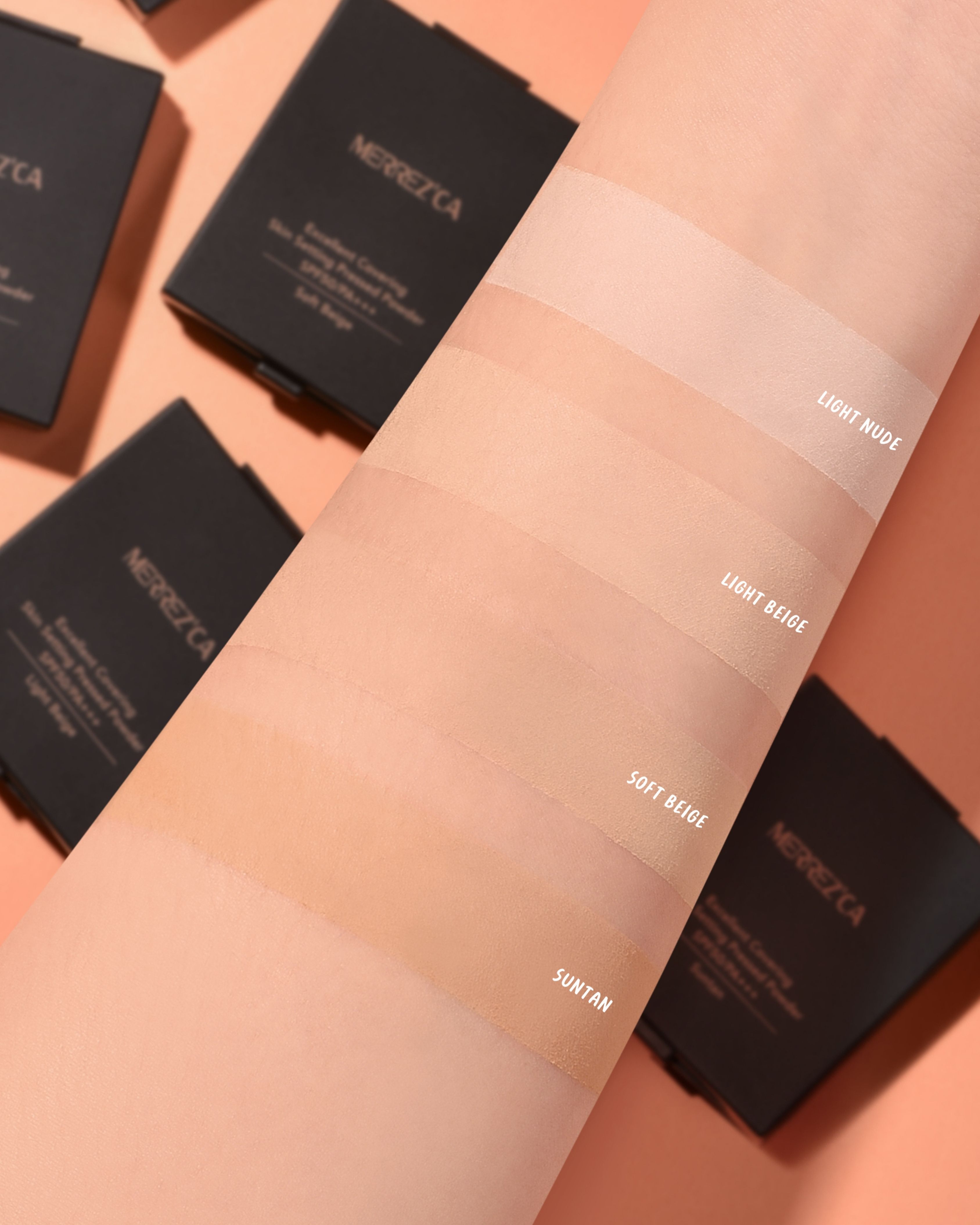 Merrezca Excellent Coveing Skin Setting Pressed Powder Mini SPF50/PA+++