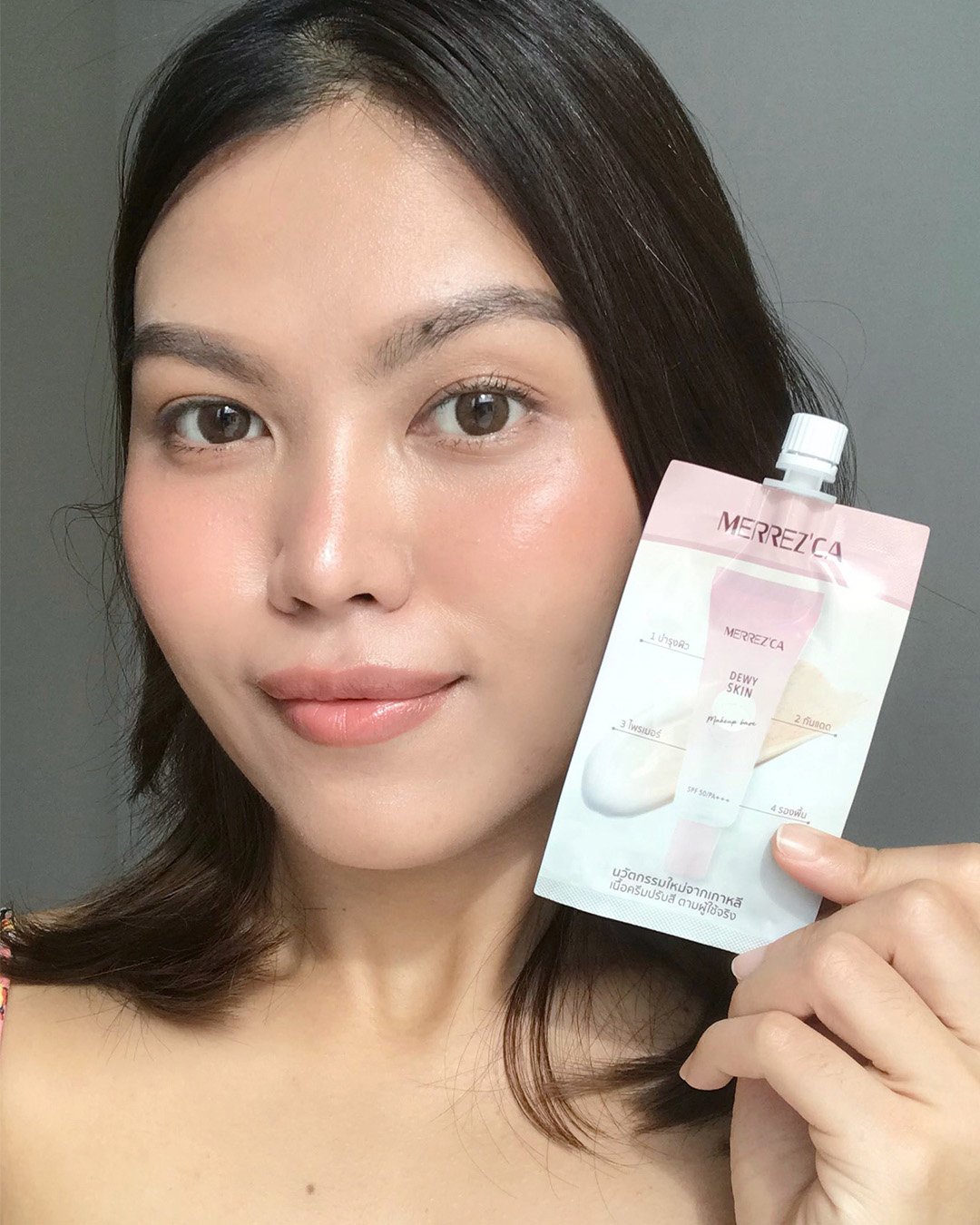 Merrezca Dewy Skin Makeup Base SPF 50/PA+++ (Sachet)