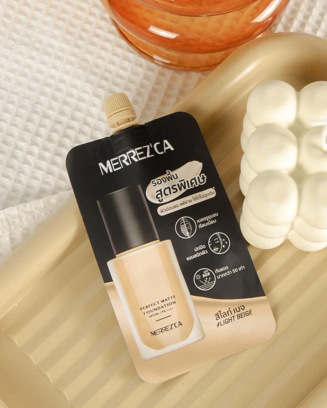 Merrezca Perfect Matte Foundation SPF50+/ PA++++ (Sachet)